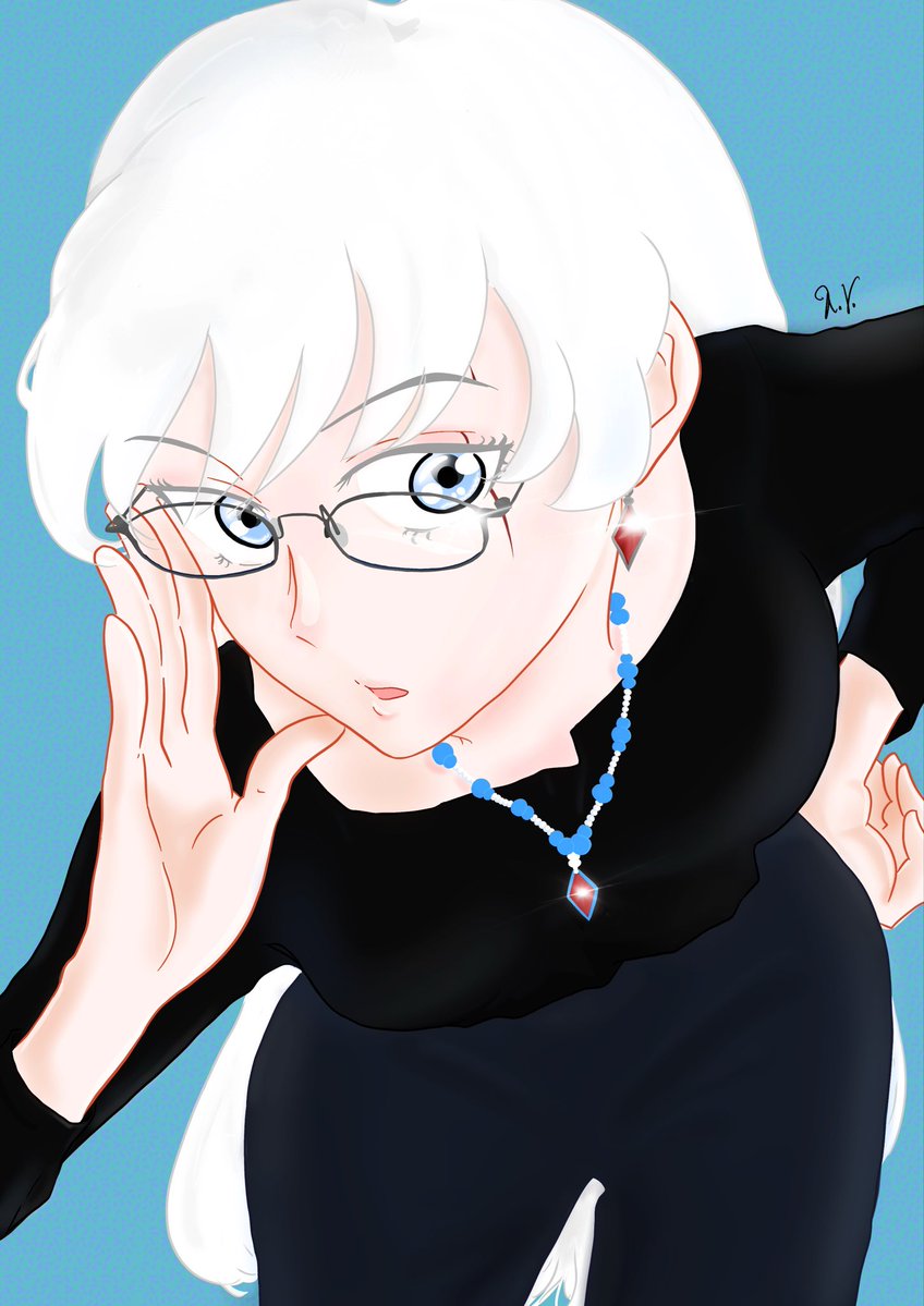 niceevee_'s tweet image. Weiss-sensei? #RWBY #WeissSchnee