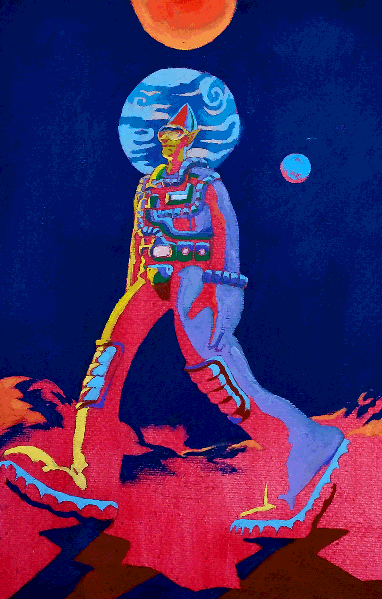 CaterinaGerbasi's tweet photo. Hi Twitter! My name is Caterina Gerbasi. a transgender painter and comic maker from Argentina. Hope you like weird shapes colors and fantasy. https://t.co/QO8sTgIQ84