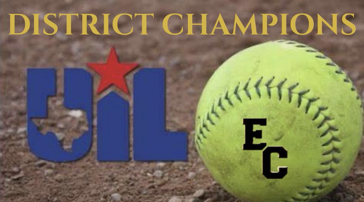 _ECBBasketball's tweet photo. Huge congratulations is due to @maggiwelham & our EC Softball team on their
District Championship!! ๐
Way to Go, Ladies! #HornetPride #PlayoffReady @ECISDtweets @ArriolaSuzette https://t.co/mPTaf1FPv5
