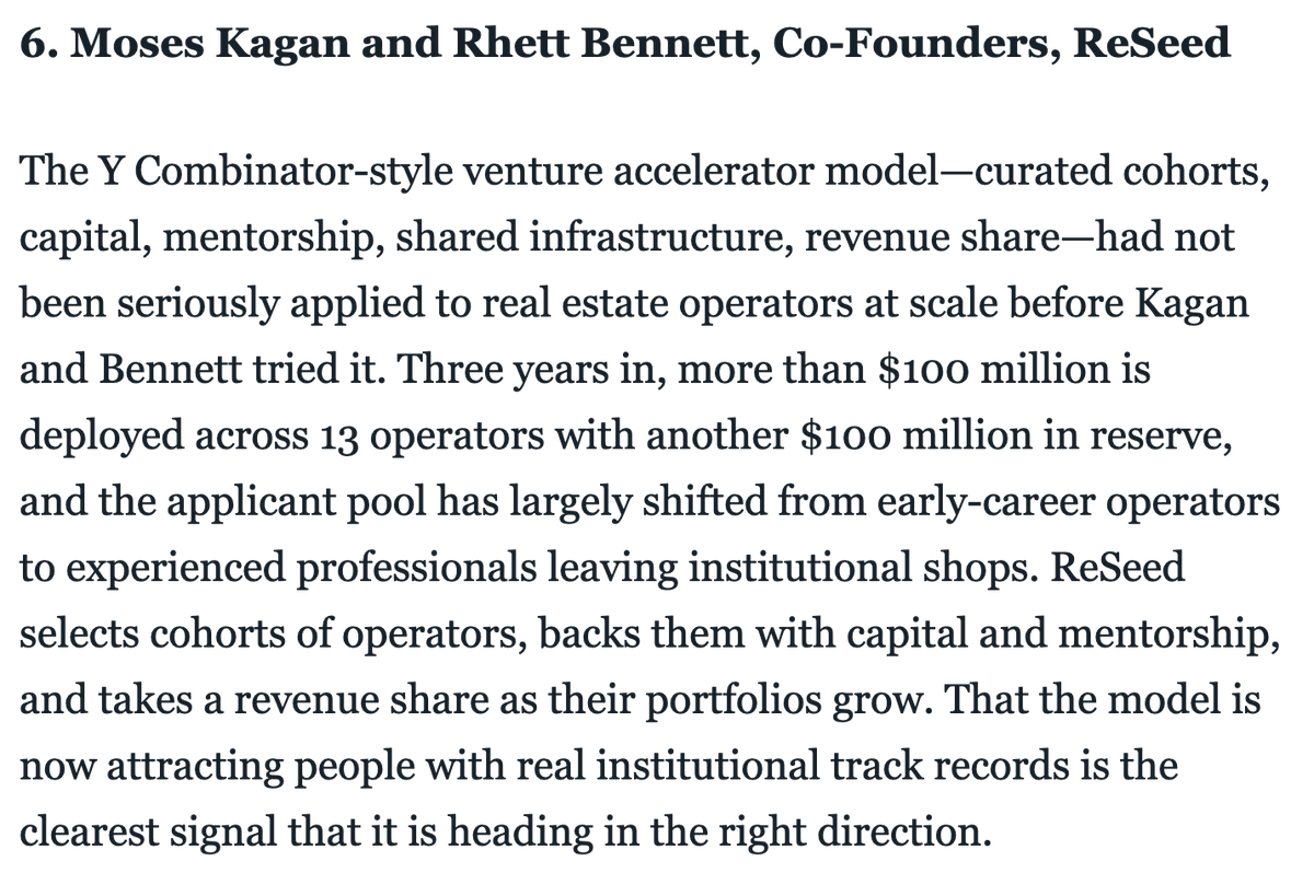 moseskagan's tweet photo. Want to thank my friend @bhargreaves for featuring @ReSeedPartners in his Thesis Driven Innovation 100 today.

Proud of what Rhett and the team have accomplished (w me mostly along for the ride). https://t.co/tFkflpQlwK