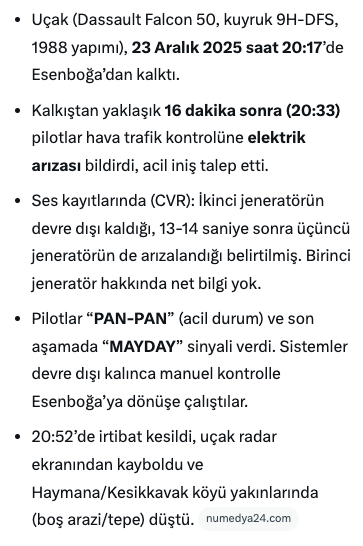 <a href="/yavuzyilmazd/">Deniz Yavuzyılmaz</a> Kötü bir teori bu, eğer doğruysa (aynı apron) bir tesadüf üzerine yazılmış olmalı.
Uçaktakiler İsrail için hedef değil.
Düşürseler Türkiyeye değil, Libyaya giderken Akdenizde düşürürler.
Uçağın kara kutusu da deşifre edildi, sabotaj izi yok. Elektirik arızası yaşadıklarını