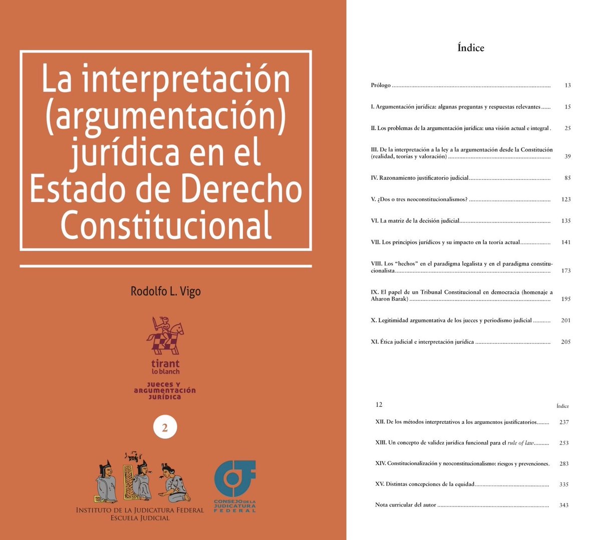 mayraglezsolis's tweet photo. Súper recomendables estos libros de la serie JUECES Y ARGUMENTACIÓN JURÍDICA 👩🏻‍⚖️👨‍⚖️👩🏽‍⚖️
Hoy más que nunca se vuelve fundamental no sólo señalar, sino también reflexionar, cuestionar y proponer el tipo de sistema de decisión judicial que debemos construir entre todos los operadores jurídicos. 
Aquí les dejo los links 👇🏼 
Compartan por favor, porque quien no conoce sus derechos no puede defenderlos 
⚖️🇲🇽🩷🧠🇲🇽⚖️

📕 Decidir y argumentar sobre derechos
Juan Antonio García Amado

https://t.co/PUS7Wyqqhe

📕 La interpretación (argumentación) jurídica en el Estado de Derecho Constitucional
Rodolfo L. Vigo
https://t.co/do60ldti3d

📕 Emociones y virtudes en la argumentación
jurídica
Amalia Amaya / Maksymilian del Mar/ Pedro Humberto Haddad Bernat / Guillermo Lariguet José Ramón Narváez Hernández / Luciana Samamé

https://t.co/mpfAHnJz8M