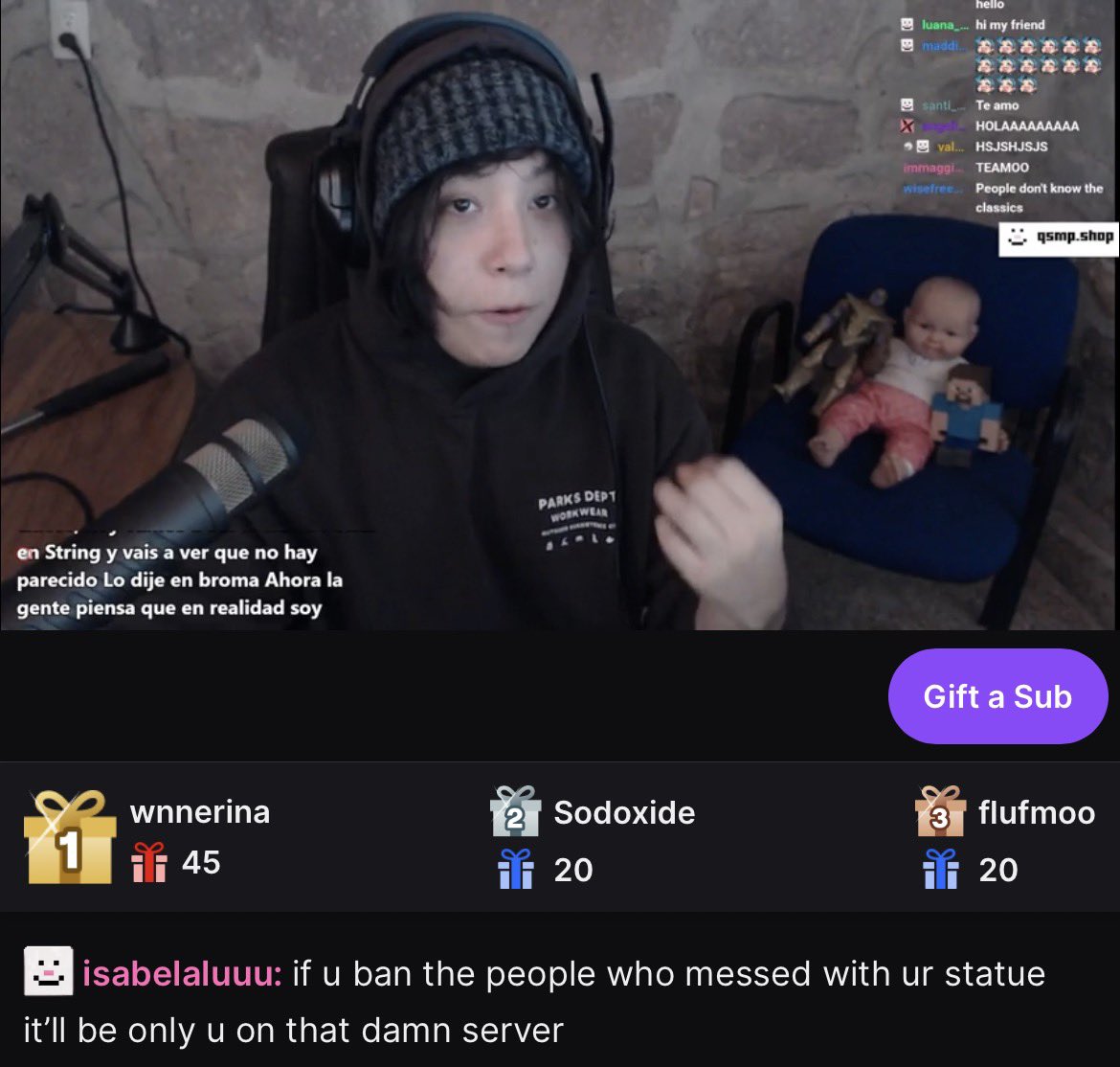 Quackity chat out of context tweet media