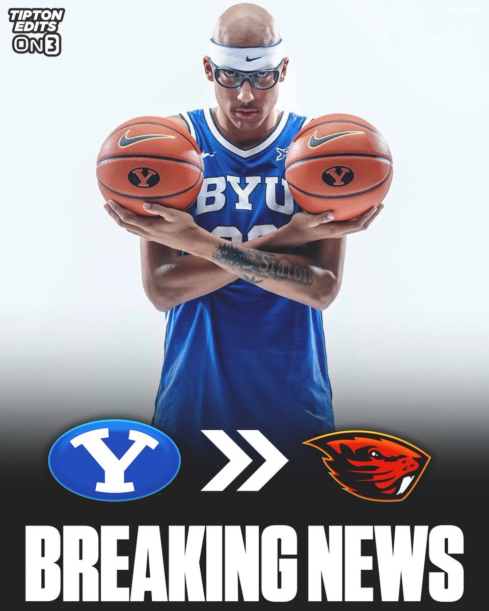 BYU transfer big man Xavion Staton has committed to Oregon State, source told <a href="/On3/">On3</a>.

The 7-0 center is a former top-40 recruit. 

on3.com/transfer-porta…