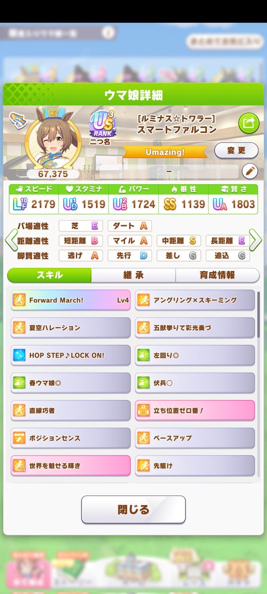 切れイベはどのキャラよりも出てくるけど、切れることはない(*'ω'*)