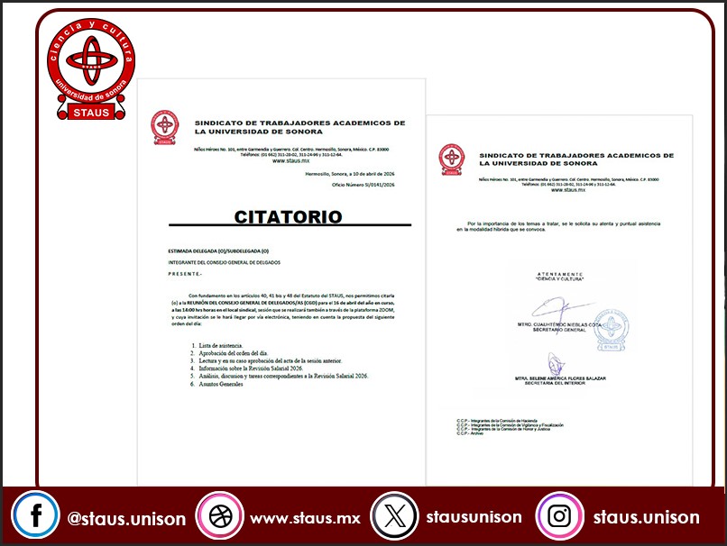 STAUS en Línea tweet media