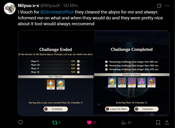 Zerobeats Genshin/HSR/WuWa pilot | proofs pinned tweet media