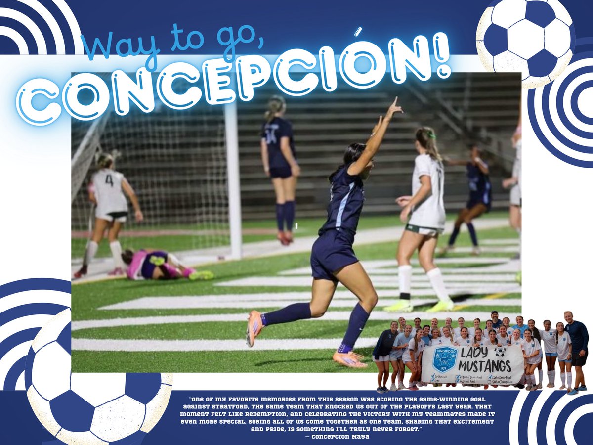 khs_lib's tweet photo. We are so excited for our Library Aide and the entire Lady Mustangs soccer team as they compete in the STATE competition this weekend! We are proud of ALL of you! 💙⚽️ #neverforgotten @HumbleISD_KHS @HumbleISD @HumbleISD_Ath @Kingwood_Soccer https://t.co/yrWLjqYRAU