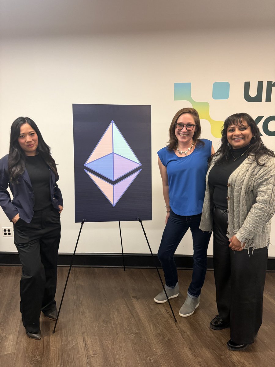 EthDetroit313's tweet photo. Let's go Detroit!!!

Winning team from last night's first @ETHGlobal Pitch Night, PAPRE will represent Detroit and pitch on the big stage in NYC in June at ETHGlobal's ETHConf, June 8-10th!

@chainlink swag for good measure.

Thanks to @detroit_bcc &amp; D NewTech for the support! https://t.co/8gzqXKQrGn