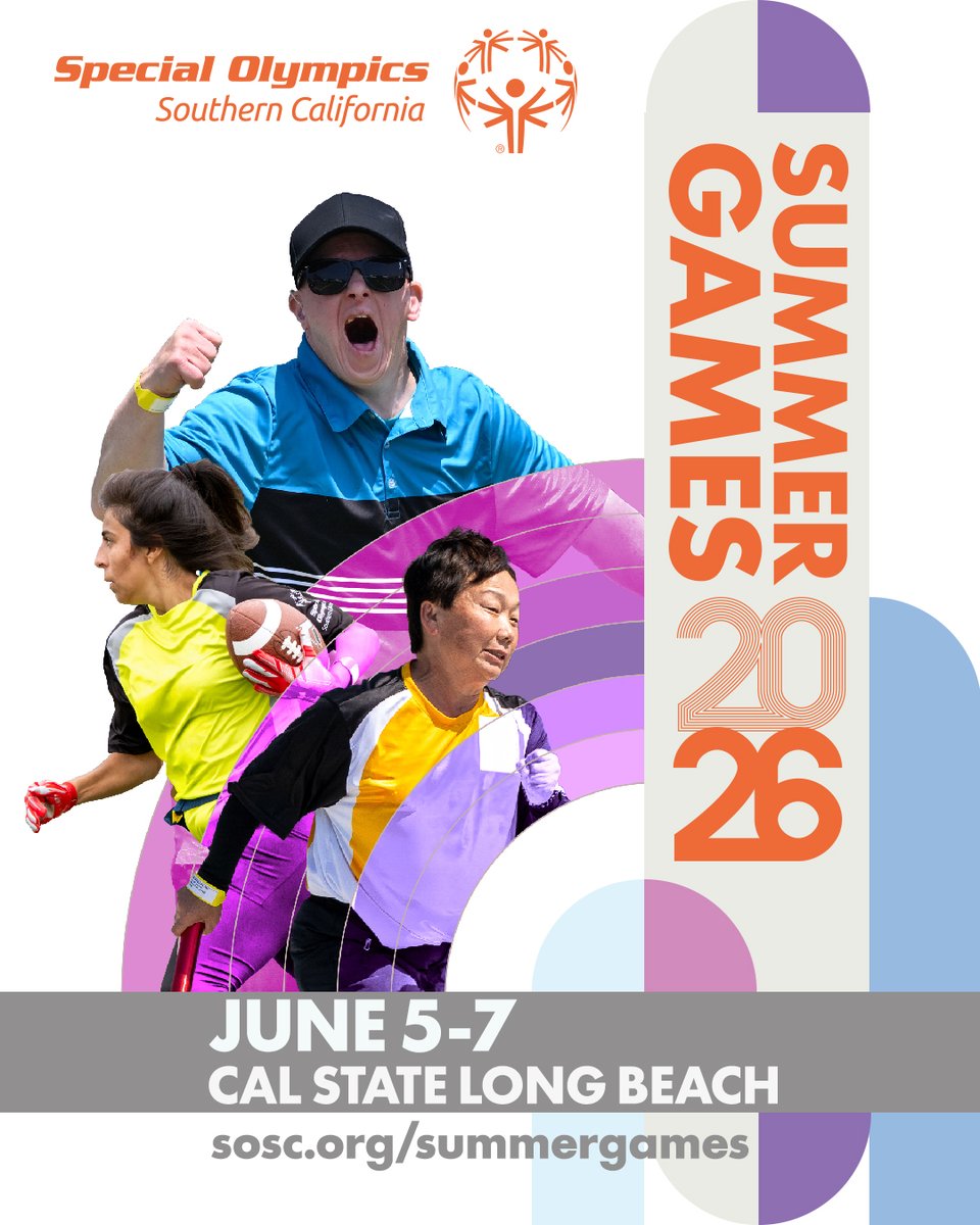 letr4sosc's tweet image. 🏆 Get ready for the biggest event of the year, the 2026 Summer Games Championship!

Volunteer roles go live on April 21, don't miss your chance to be a part of this championship experience. 

For more info, please visit sosc.org/summergames

#LETR4SOSC #SummerGames