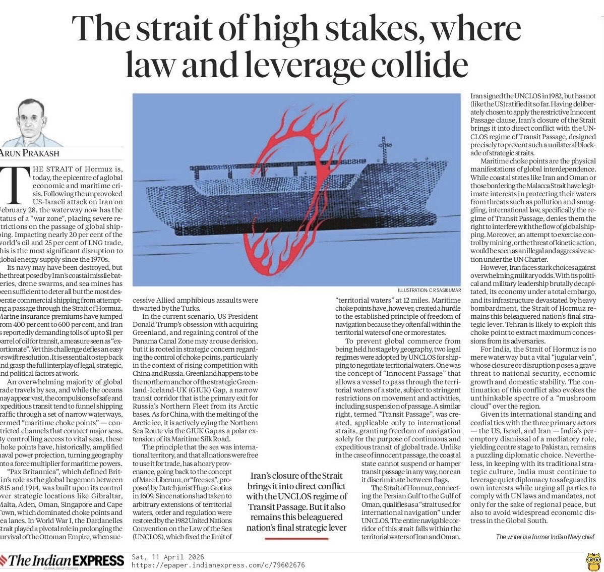 Adm. Arun Prakash tweet media