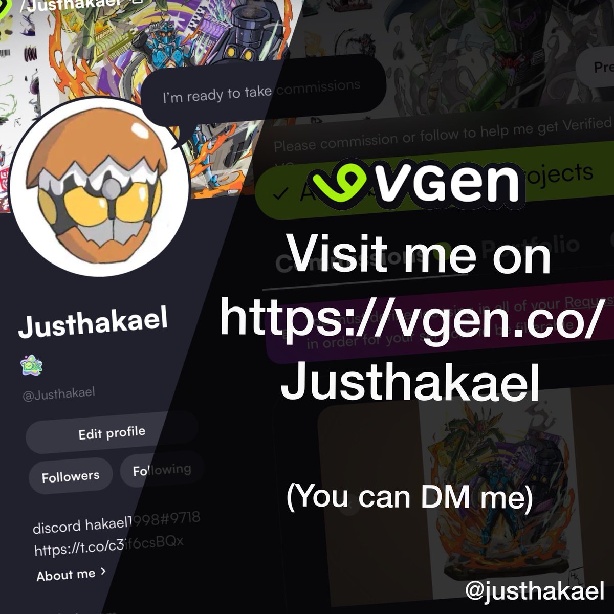 hakaeljoker's tweet image. Hello everyone, I’m offering illustration commissions for both tokusatsu and non-tokusatsu themes, and now you can find me on the Vgen website. Feel free to DM me and visit me on vgen thank you

the link vgen.co/Justhakael

#kamenrider #tokusatsu #supersentai