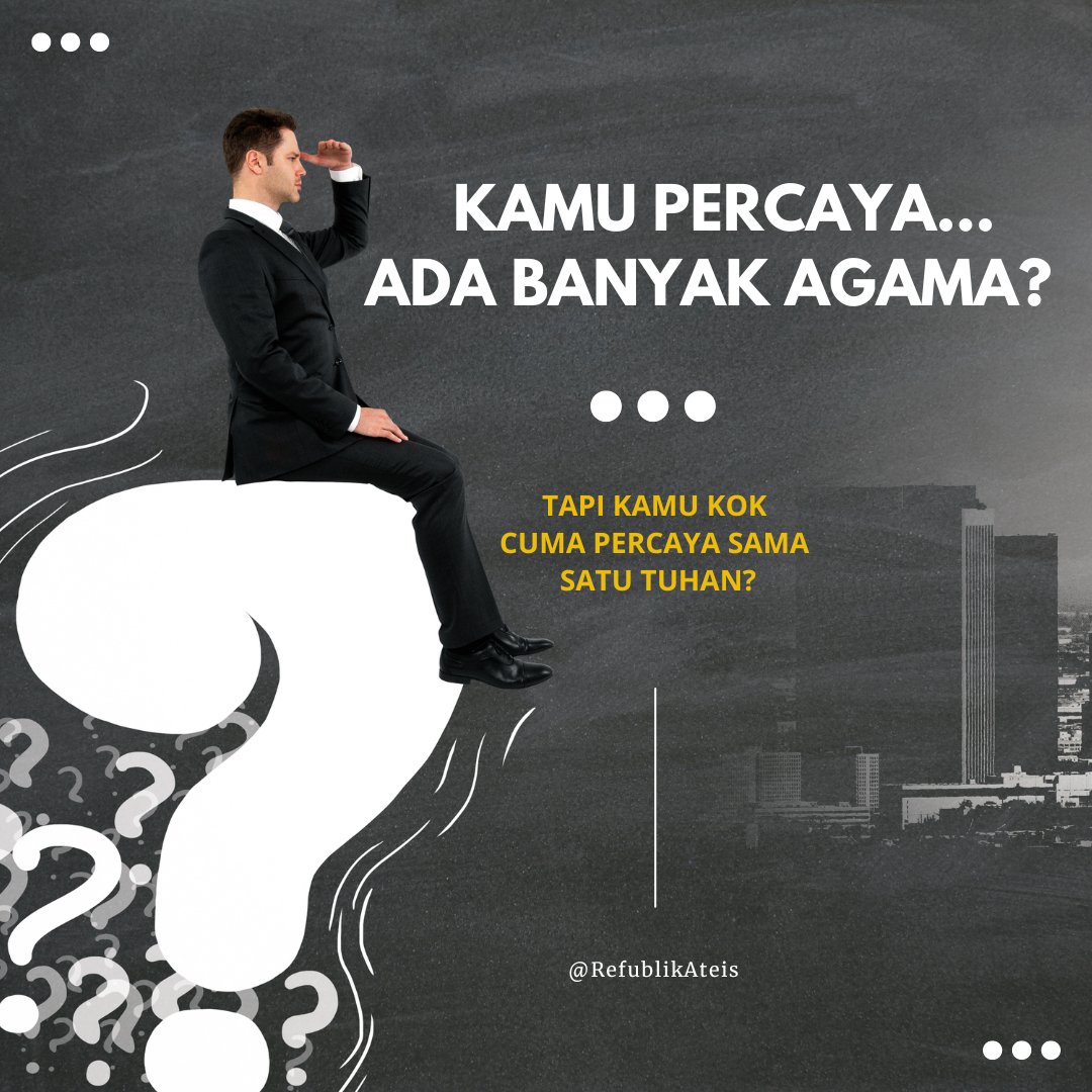 Refublik Atheis Indonesia MazU tweet media