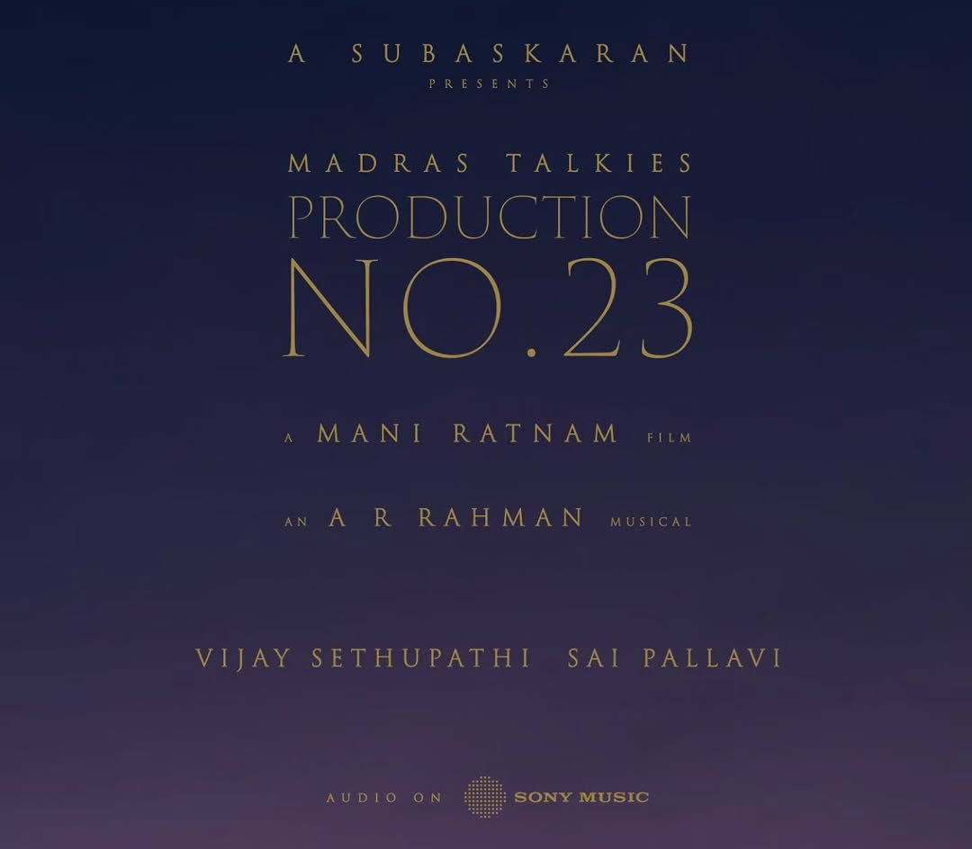 _MovieTamil's tweet image. — The shooting of the film directed by #ManiRatnam and starring #VijaySethupathi is set to begin on May 14. The promo shoot for this film is scheduled to take place later this month.

— In this film, #SaiPallavi plays the female lead, and the music is composed by #ARRahman.