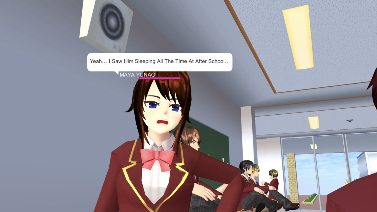 NSakura67's tweet photo. When U Saw Sleeping Guy Be Like 3 : #サクラスクールシミュレーター #sakuraschoolsimulator https://t.co/plR2A80Hmp