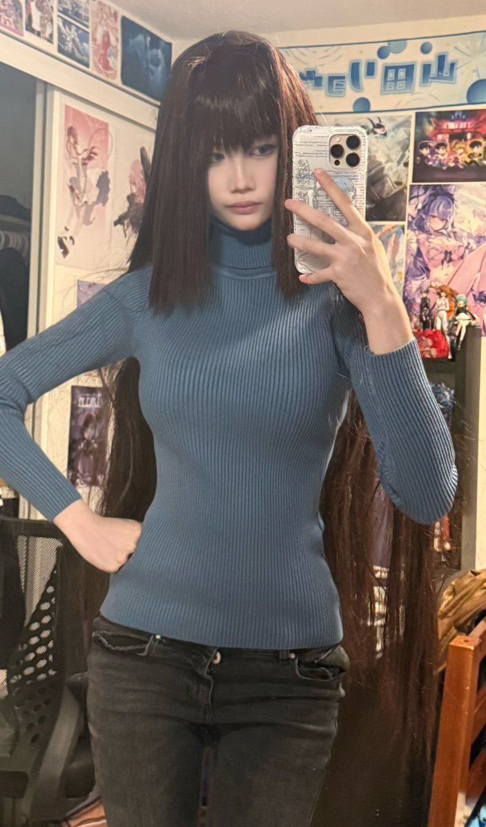 blue sweater #魔法使いの夜