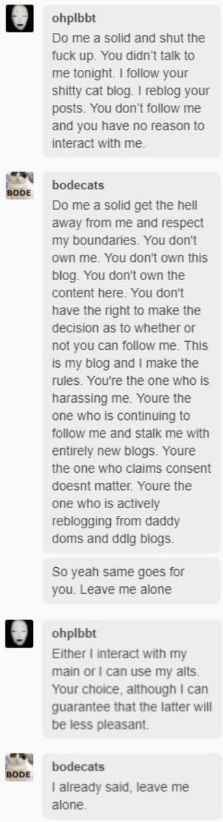 getridofuso's tweet photo. In the following screenshots, she attempts to “educate” a potential minor (she didn’t ask for age, except to ask if they were “13 or 14”) on sexual topics such as (TW) D/D/L/G, all the while harassing said potential minor. https://t.co/uQ28F4e5Tr