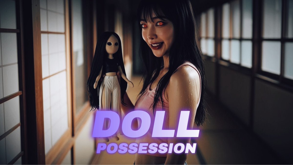 femaleagentunit's tweet photo. New video releasing on Sunday night! A cursed doll is going to possess a whole family... https://t.co/zon2R4U0RE