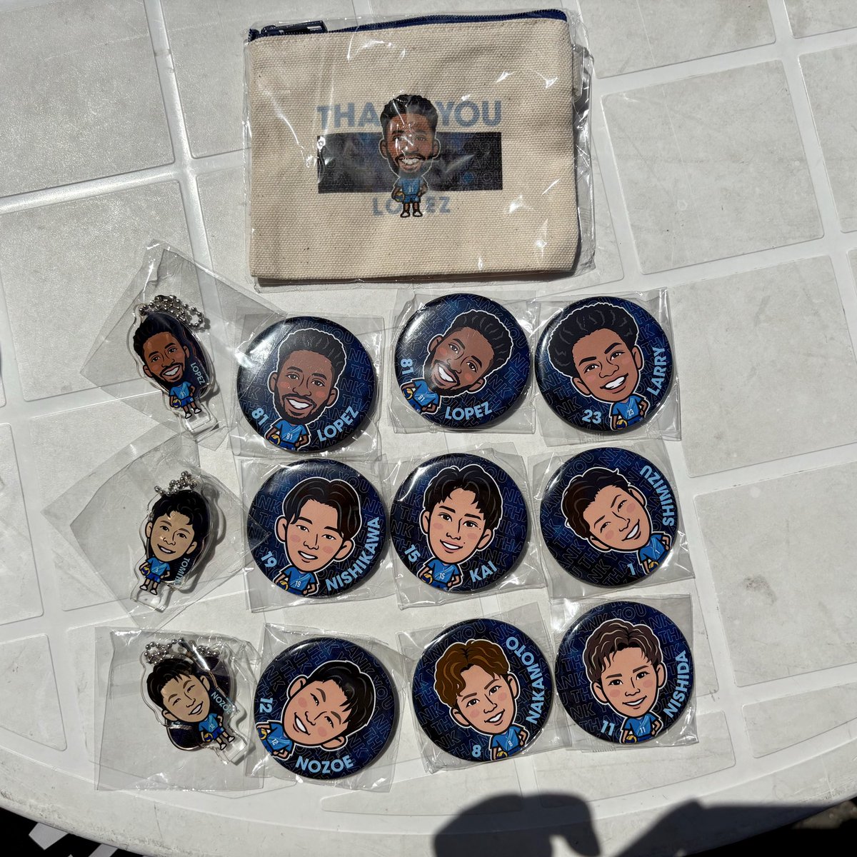 大阪ブルテオン　ガチャ　交換買取

【譲】　清水選手　ロペス選手　仲本選手
　　　西川選手　甲斐選手　富田選手
　　　ラリー選手　野添選手　西田選手

【求】　山本　買取
　　　アクキーとポーチは同種での交換を希望

難しいとは思いますがよろしくお願いします