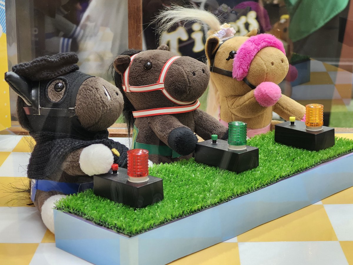 今日もかわいい福島競馬場ターフィーショップ前展示🥰 #福島競馬場
