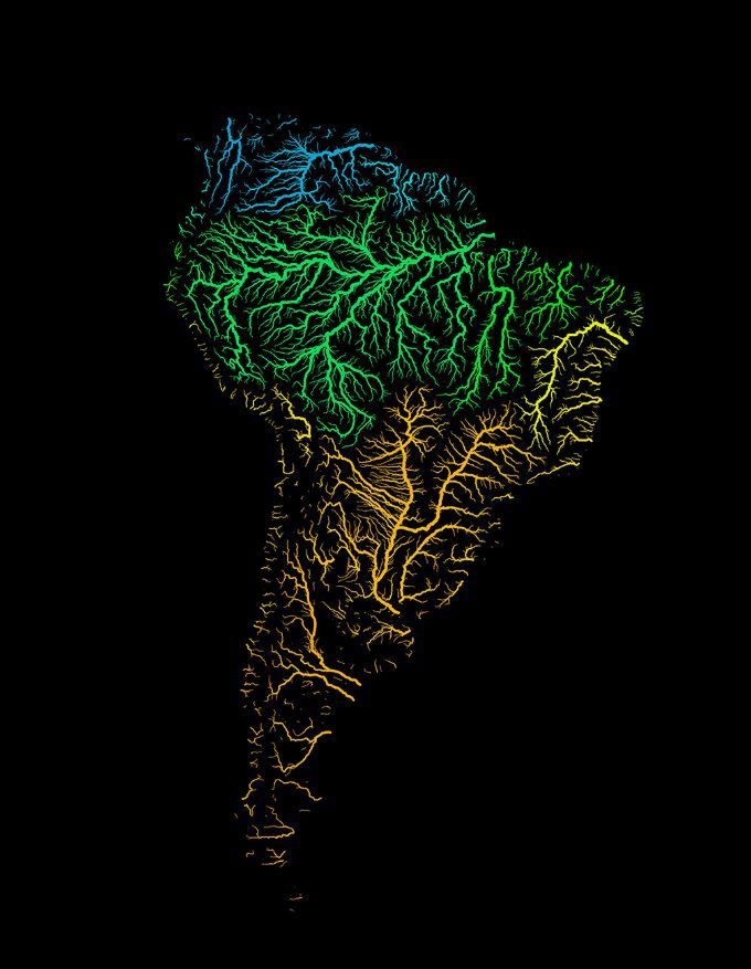 ESRIJapan's tweet image. また、川だけ描いてみました。
今回はどこだと思います？
#地図 #GIS #ArcGIS