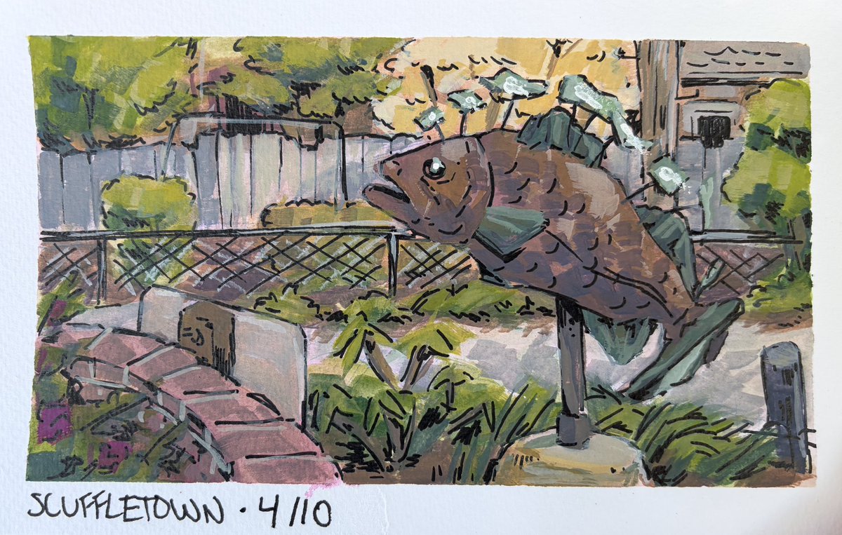 peachremix's tweet photo. definitely my best painting yet🐠 https://t.co/pFWbt1xBal