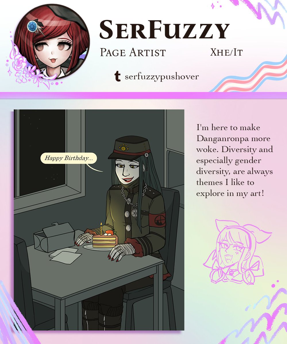 ✨PAGE ARTIST🏳️‍⚧️✨
Coming up next is one of our amazing page artists-- Chris 💖!
Welcome to the team!!✨
Check out xyr other socials below!