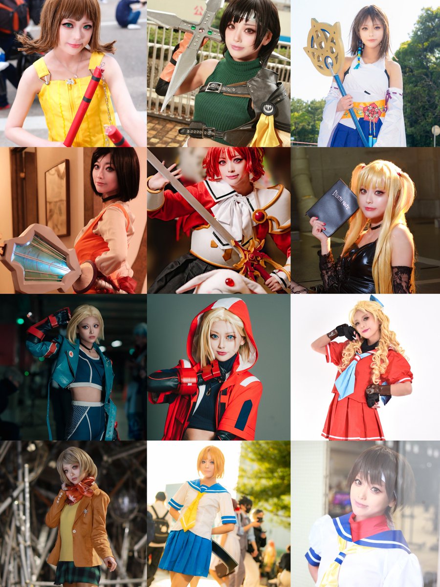 #凍結祭りでフォロワー減ったから自己紹介して逆に増やす

好きな作品を好きなだけやるコスプレイヤーです！最近はスト6キャミィにお熱✨FFは昔のナンバリング中心(7～10)バイオハザードは2～4が好き！その他90年代2000年代作品多めです！