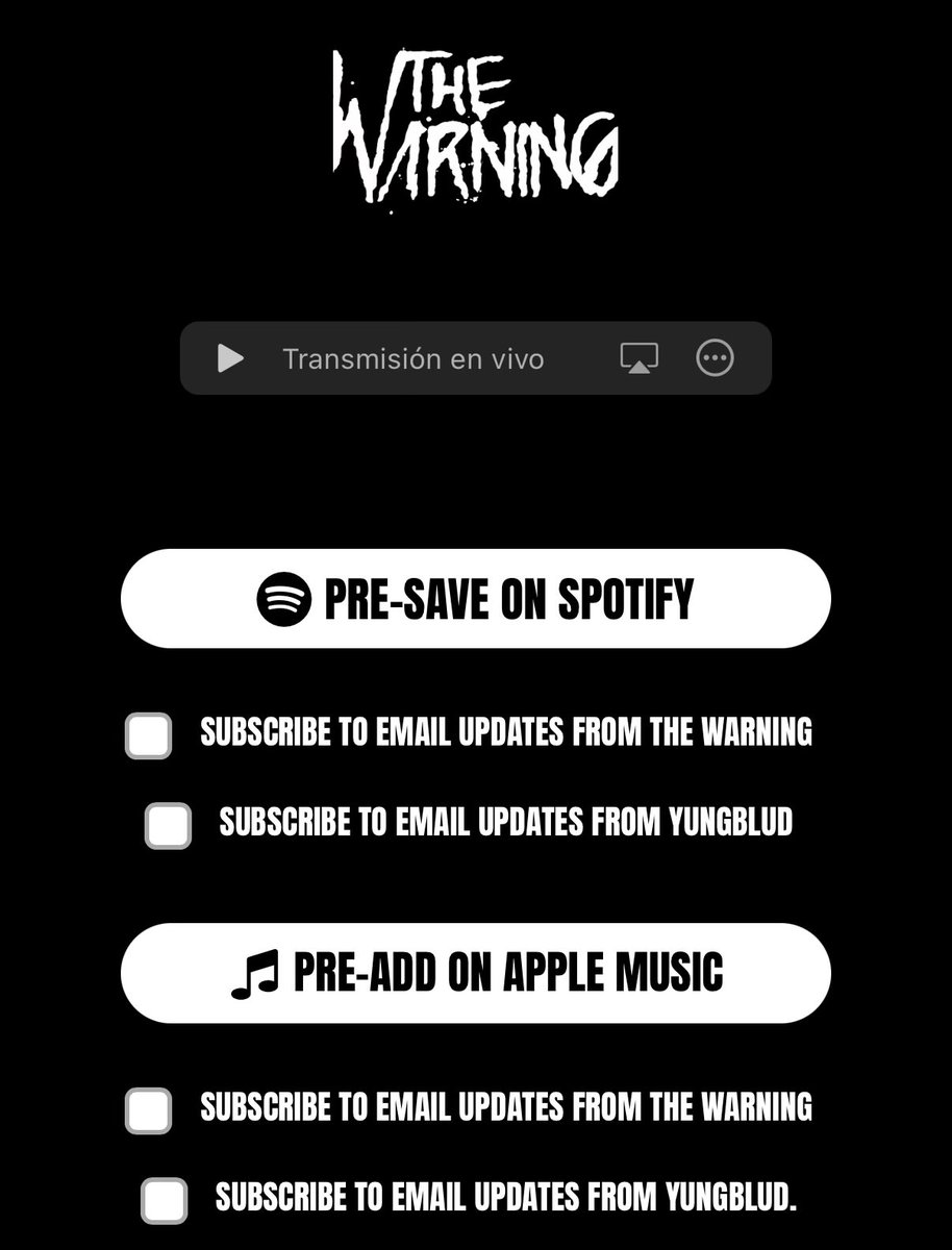 The Warning News tweet media