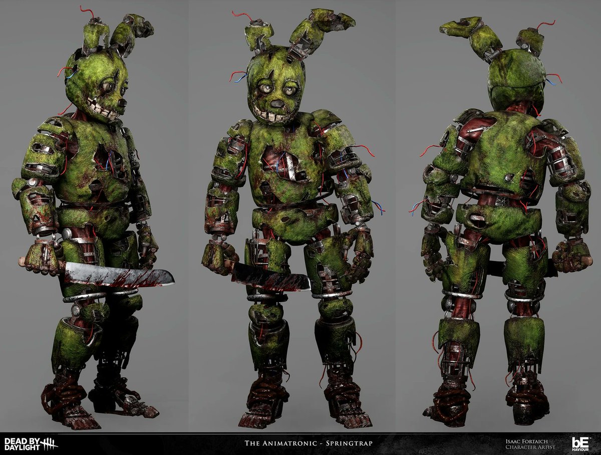 GomeryGator's tweet image. Dbd springtrap is perfect 🥹  will forever be my favourite model of this character and its not even close