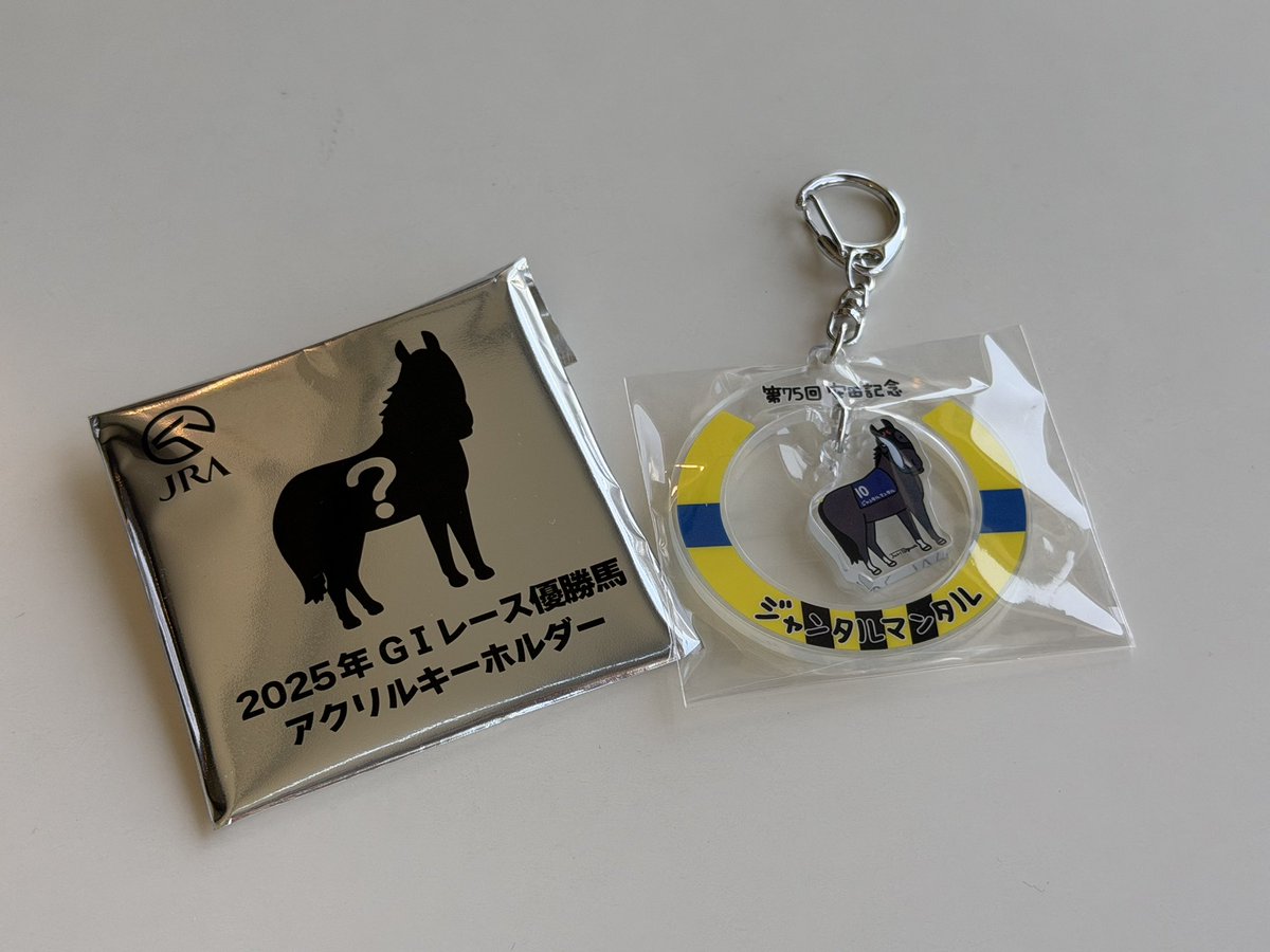 ウェルカムチャンスE賞 2025年G1レース優勝馬アクリルキーホルダー 譲