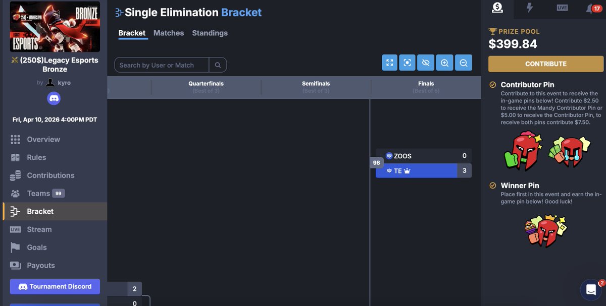 snoiybs's tweet photo. won $400 matcherino no sets dropped ggs to everyone we faced https://t.co/qn2kAfS8SE