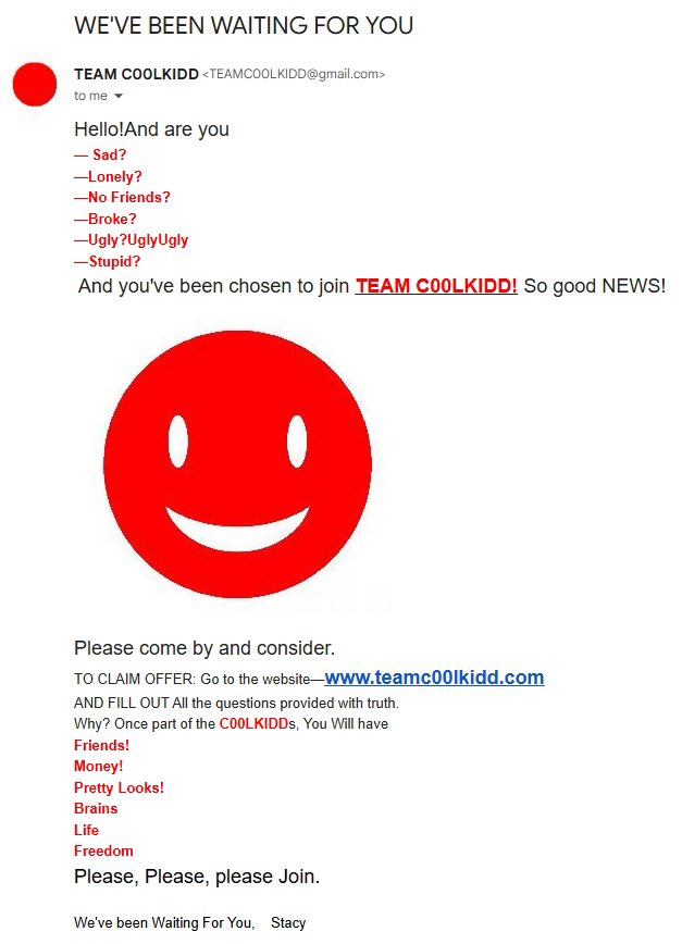 — T EAM Co0LKID JOiN 2dAY ! tweet media