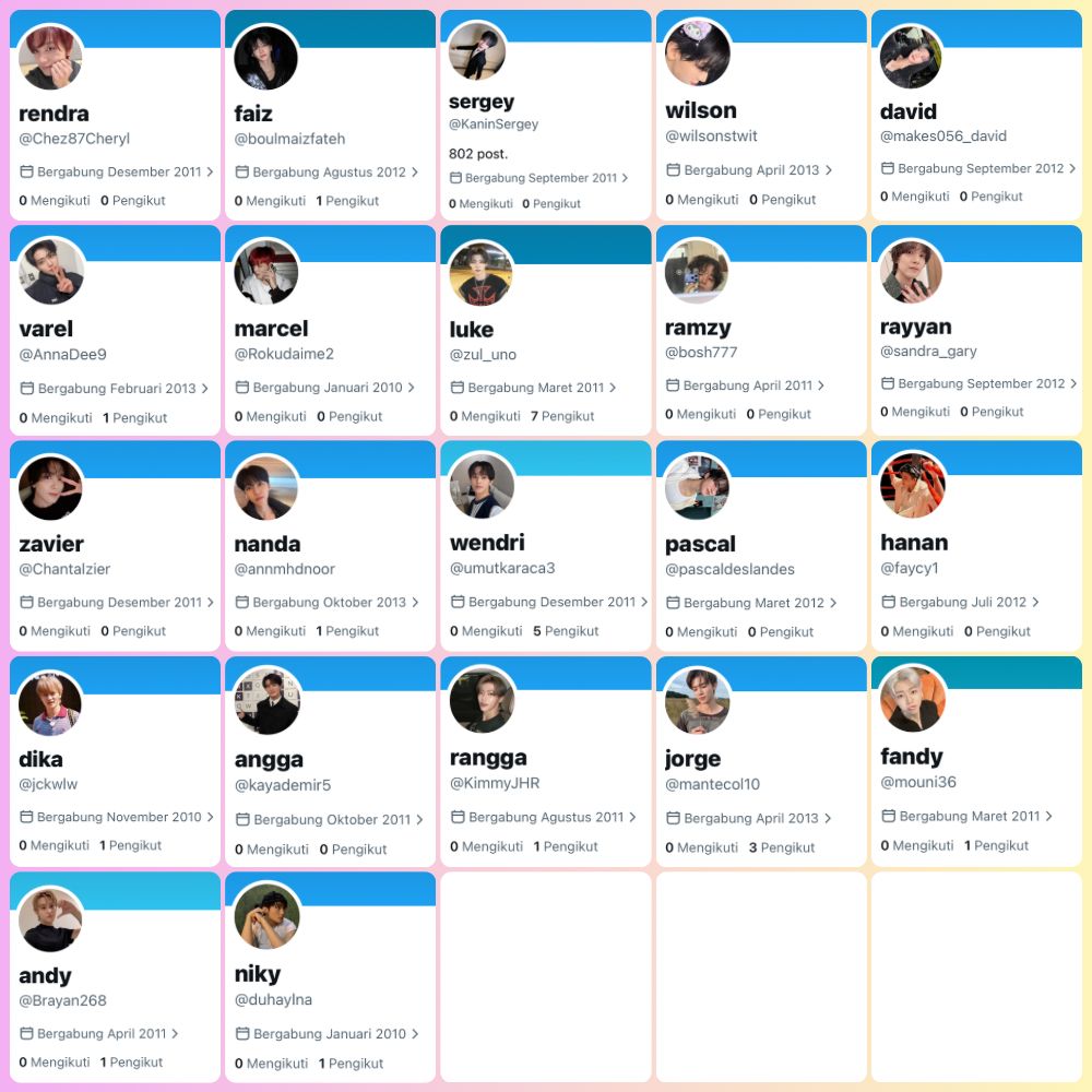 fleurynm's tweet photo. ୨୧ WTS ACC KOSONGAN Y10-Y13 ୨୧

Y10-Y12 : 15k
Y13 : 14.5k

ಇ. verif email only
ಇ. *email firstmail*
ಇ. usn random
ಇ. *mt lagi eror*
ಇ. belum masuk ht https://t.co/vxyVKcbQb7