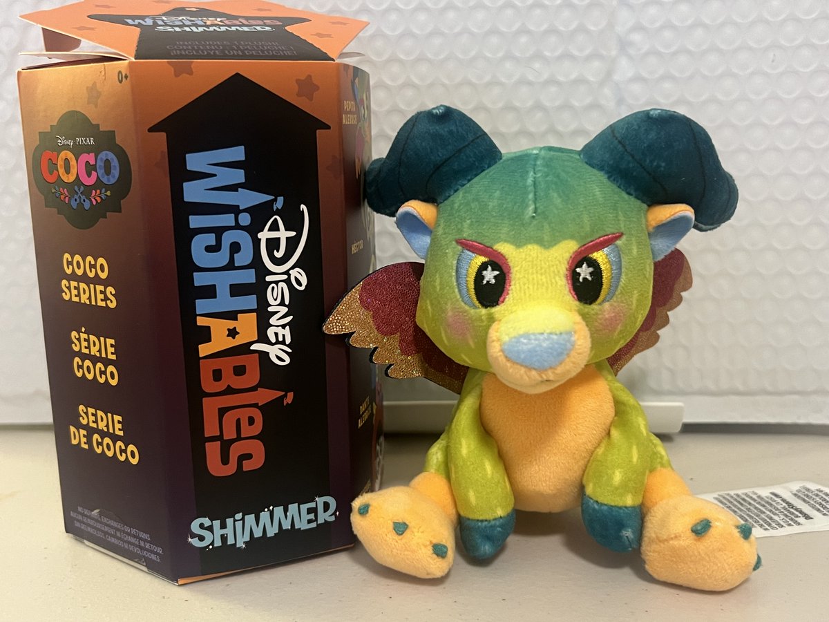 TeriE's tweet photo. NEW Disney 2025 #Wishables SHIMMER #Mystery Plush #COCO Pixar #Alebrije #Pepita
https://t.co/P7OVpLcloZ
#disneyplush #disneytoys #disneywishables #disneycollectibles #disneyparks #disneyanimation #disneypixar #disneysCoco #PixarCollectibles #Blindbox #disneymysteryplush #Toys https://t.co/nTaCMvNp9G