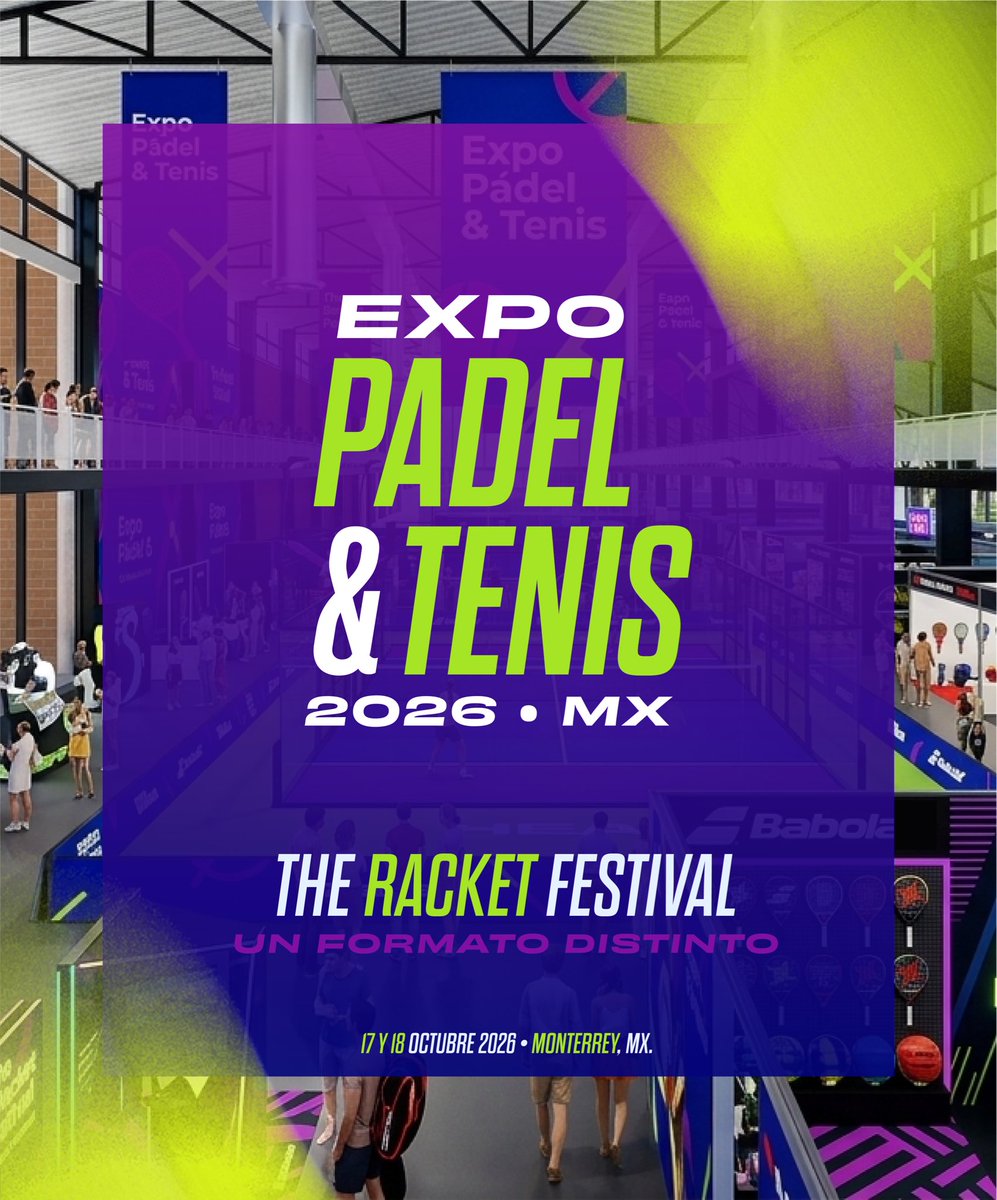 ExpoPadeyTenis's tweet photo. Expo Pádel &amp; Tenis llega a Latinoamérica con un formato distinto. 

#expopadelytenis #padel #tenis #monterrey #evento #networking https://t.co/coMyg2CCV1