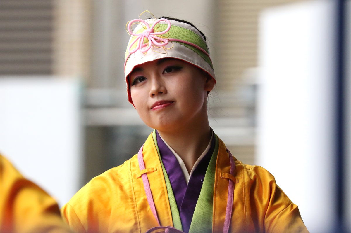 aaaa3696's tweet photo. 京都さくらよさこい
　銀杏連さん https://t.co/ntJNpymw3R