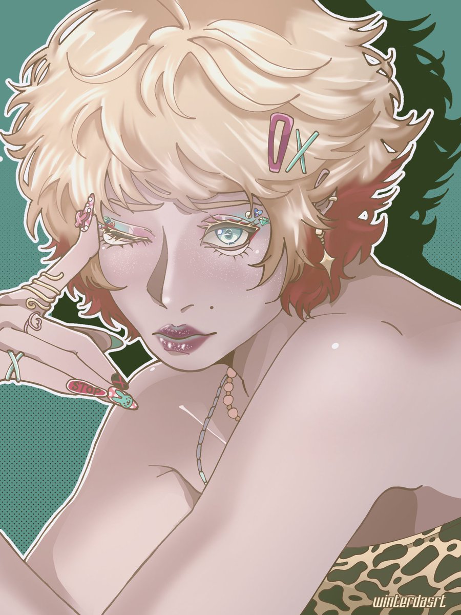 winterdaasrt's tweet image. Cindy gyaru canon com as unhas inspiradas em seus namorados (Caio, Melissa, Jae e Dara) #cindy #aop #hexatombe