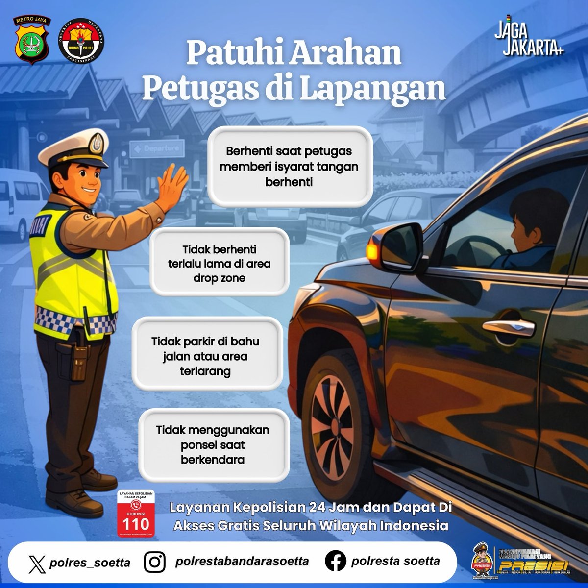 Humas Polresta Bandara Soetta tweet media