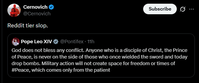 Pope Respecter tweet media