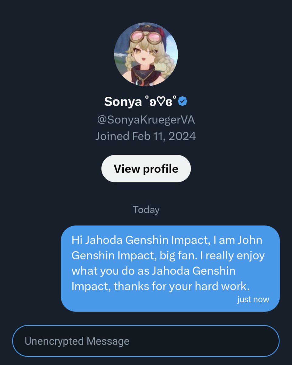 John Genshin Impact tweet media