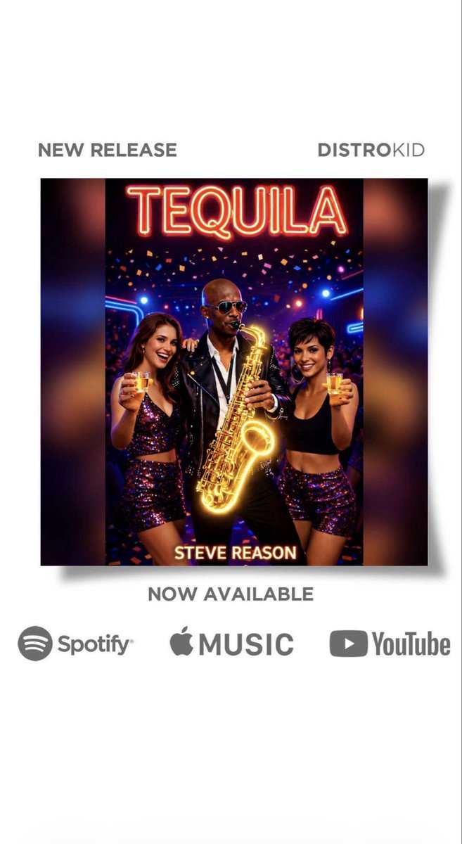 SteveReason's tweet photo. “Tequila” out now https://t.co/87RksbdKPX https://t.co/E3AApMRiNg