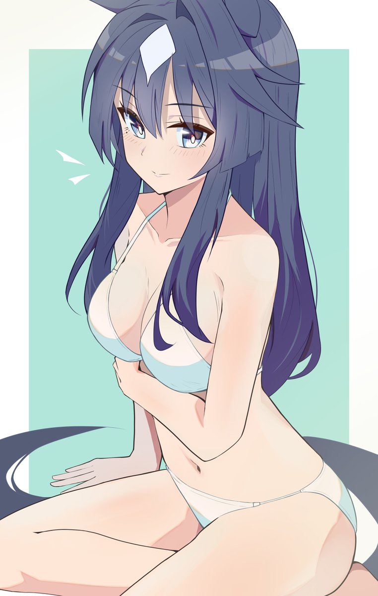 3che3's tweet photo. 水着シーナ
＃ウマ娘 #ヴィルシーナ
#umamusume https://t.co/nLuYjEX7Lh