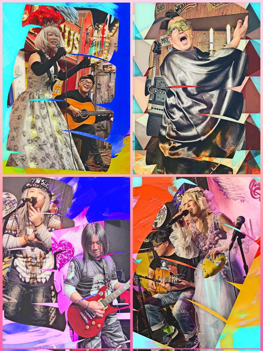 kai_sink's tweet image. さ〜〜て♪♪♪今日はコチラ✨️素晴らしい✨️競演♪共演♪饗宴♪の出演者さん達🎶気持ち良く🎤SINK🎸イキましょか〜✨️＿宜しくお願い致します♪♪(⁠*⁠´⁠ω⁠｀⁠*⁠)
#北新地
#ラスバブ
#lausbub
#音楽
#イベント
#sink