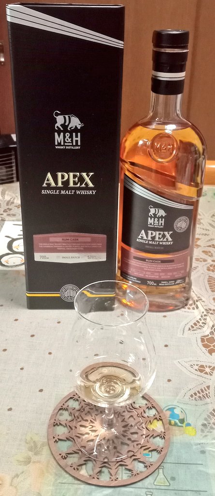Croce_Pirozhki's tweet photo. M&H (エムアンドエイチ) APEX ラムカスク
うっま!☺️✨
#KYKEY
#aromaglass
#aromaglassbasic
#イスラエルウイスキー https://t.co/IYnz8ivocl