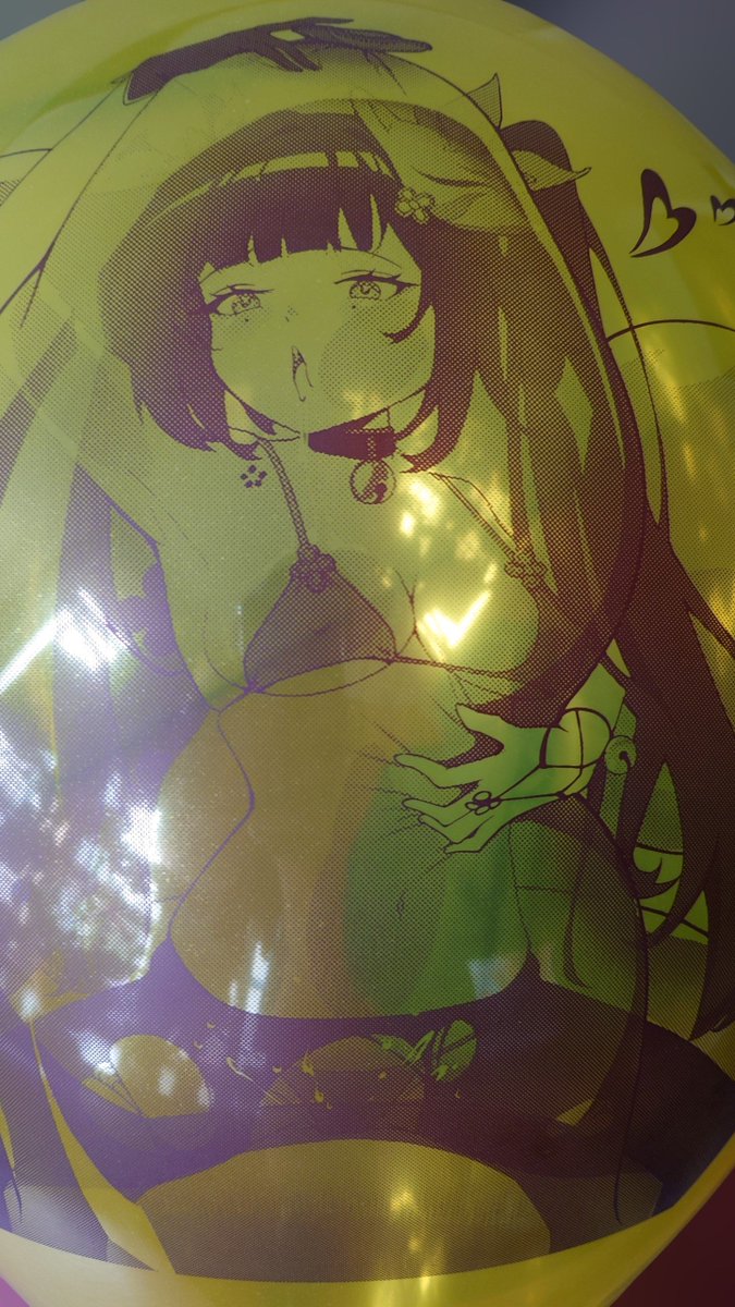 nonoka_balloon's tweet image. Good morning to Hanabi Q16
Balloon from @CuteBalloonsSTU 
#balloon #風船フェチ #Looner