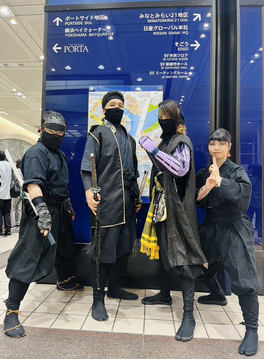 まもなく12時半から風魔忍者ショー！！

#忍者　#相州乱破衆　#叢咲忍軍