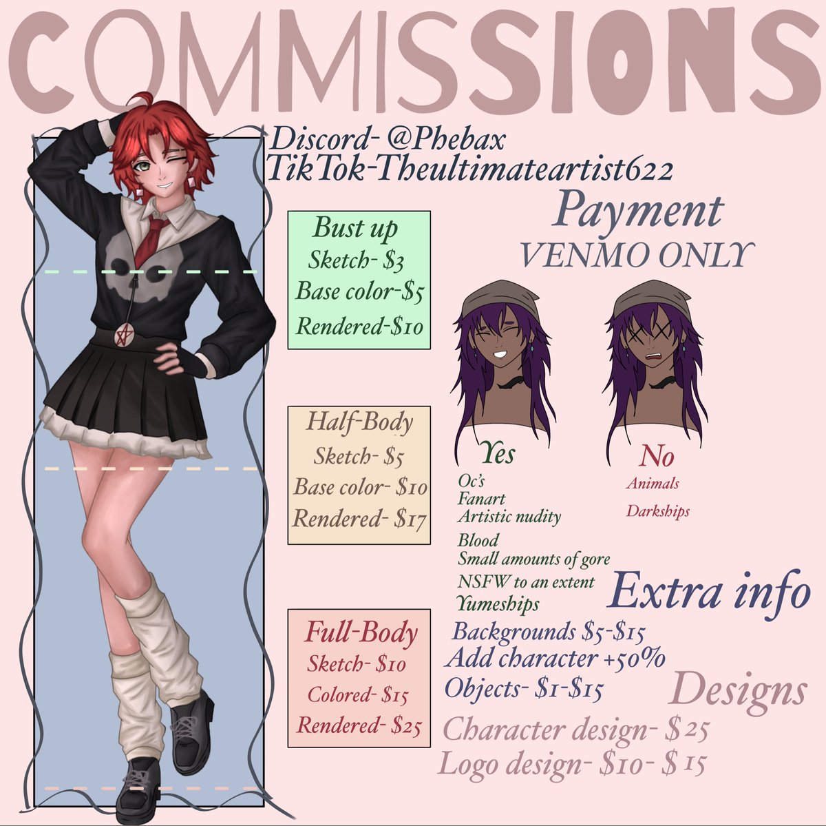 Phebax11037's tweet photo. Trust there’s more but I can’t upload it #commissions #cheapcommissions #art #artist #anime https://t.co/Y373fZe5dN
