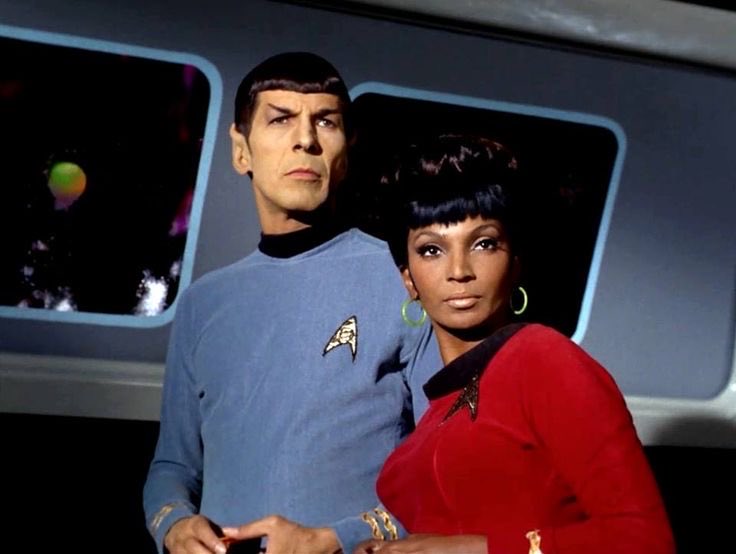 beautiful lesbian couple and their gay friend spock