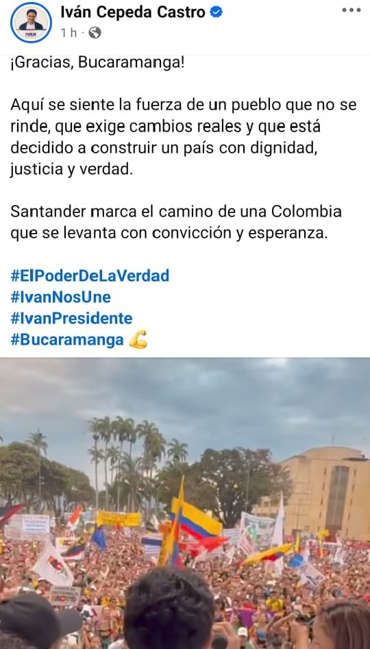 Cómo fue en realidad en Bucaramanga Vs lo que dice el zurdo  heredero y mitomano <a href="/IvanCepedaCast/">Iván Cepeda Castro</a>
